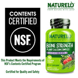 NATURELO Vitamina C y zinc, aporte nutricional para el sistema inmunológico y huesos.