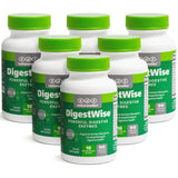 Naturenetics DigestWise: botella de cápsulas, apoyo digestivo tras comidas abundantes.