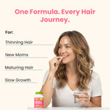 HairAnew: cápsulas con biotina 5000 mcg para el cuidado capilar.