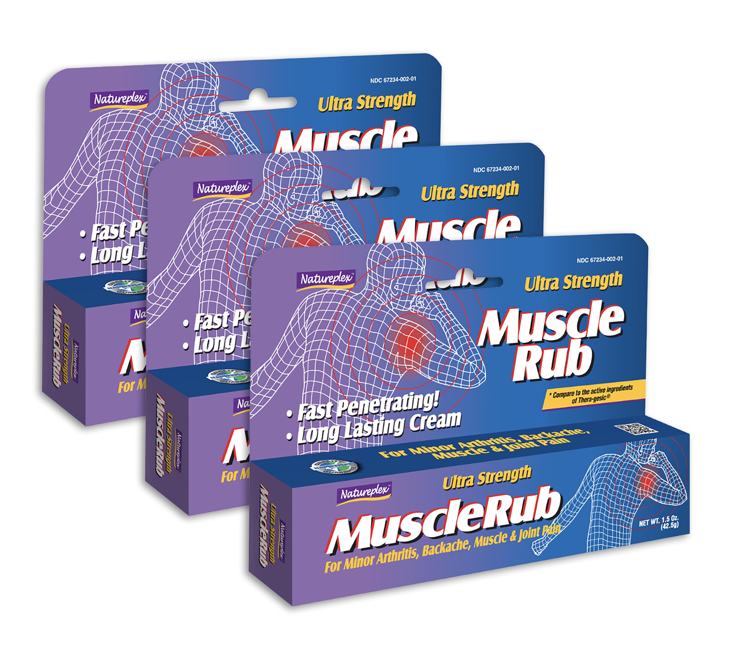 Natureplex Ultra Fuerza en tubo de 1-5 onzas para alivio localizado tras entrenar