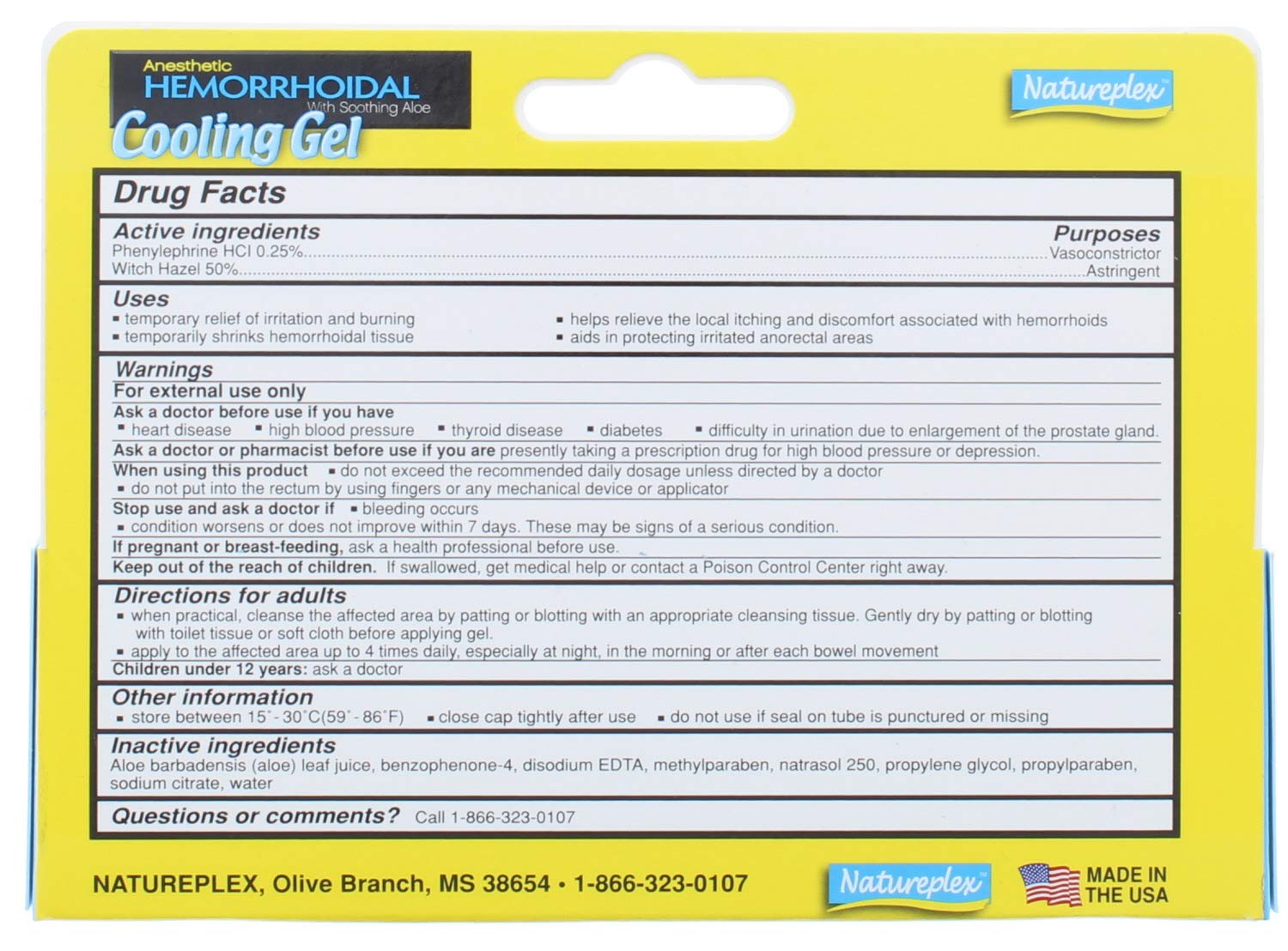 Natureplex-formula-aloe-relajante-externo suaviza la piel irritada durante la aplicación.