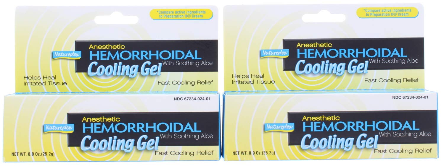 Natureplex gel-frio-hemorroidal-tubo-0-9oz ofrece alivio temporal en uso externo.