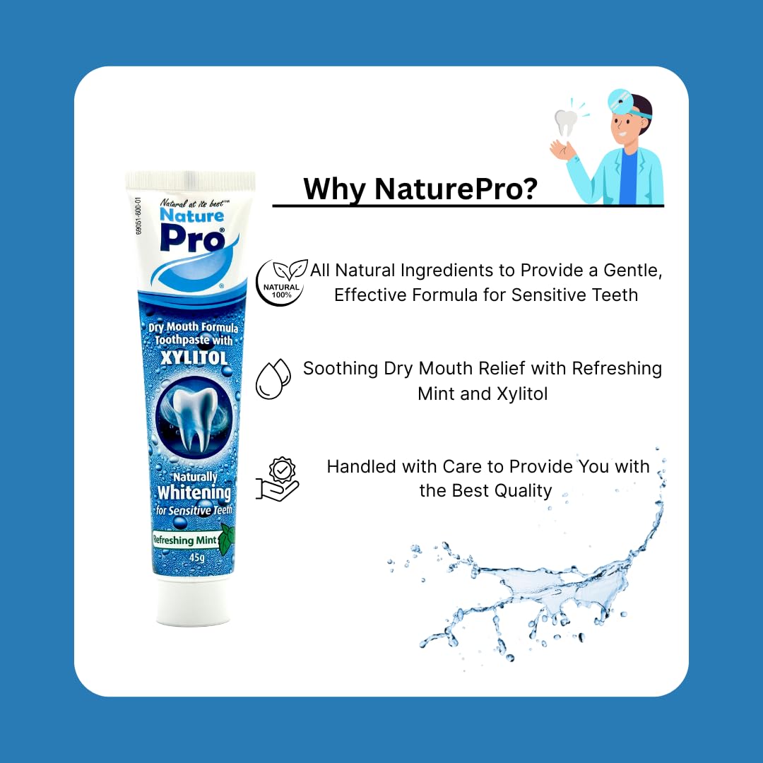 NaturePro uso diario, cepillado con sabor a menta.