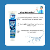 NaturePro uso diario, cepillado con sabor a menta.
