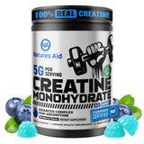 Natures Aid Gomitas de Creatina Monohidrato en botella 135, energía para entrenar.
