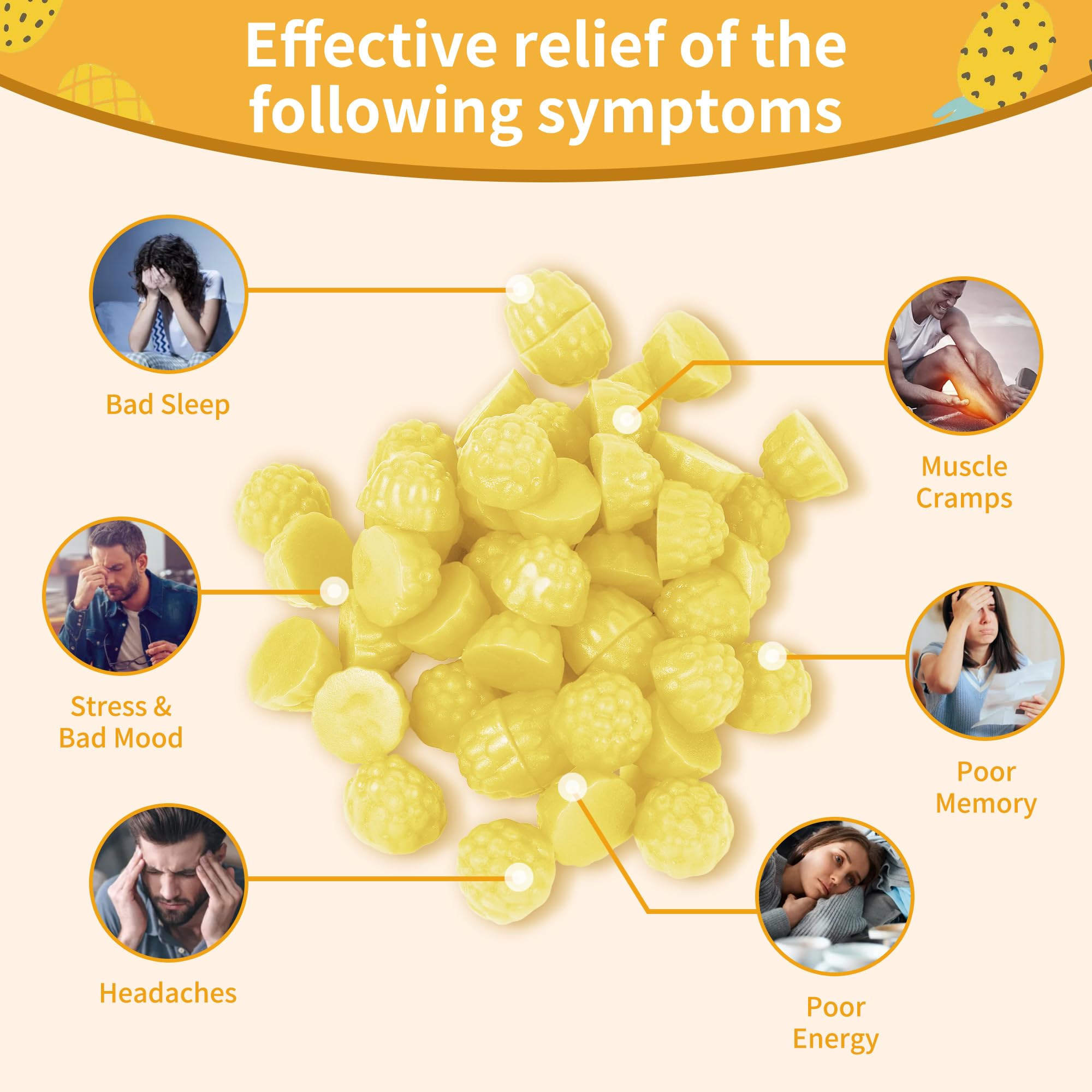 Gomitas sabor piña de Natures Aid, opción sin azúcar para disfrutar