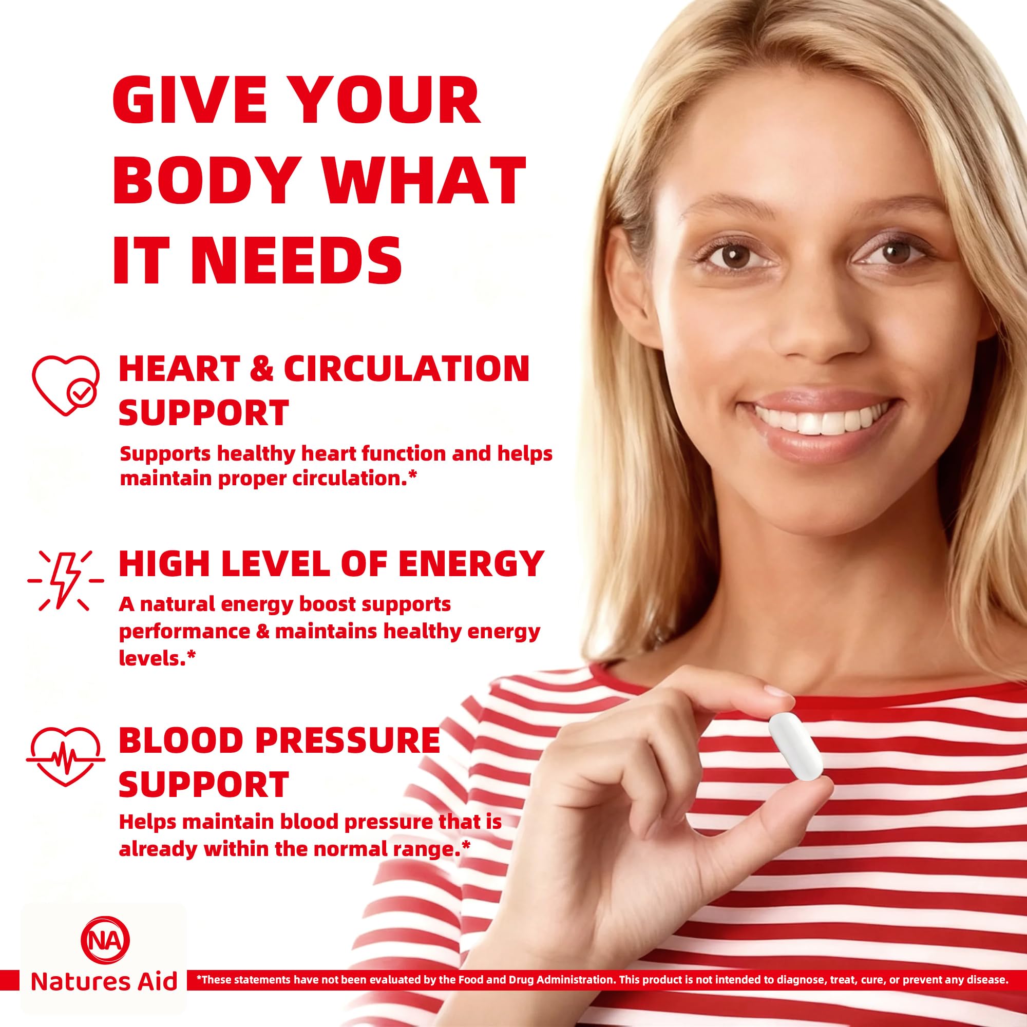Natures Aid estilo de vida activo: uso diario para energía y desempeño