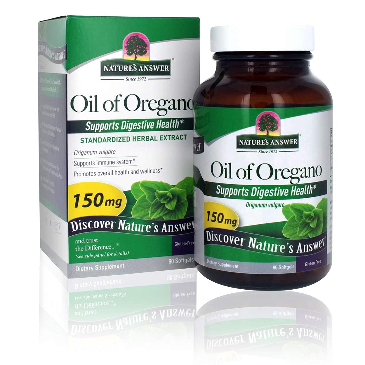 Nature's Answer Aceite de Orégano en cápsulas: botella lista para uso diario