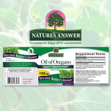 Nature's Answer Cápsulas de orégano: dosis diaria práctica