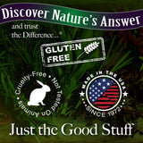 Nature's Answer Etiqueta: envase con información de pureza