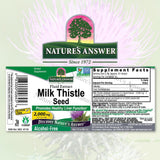 Nature’s Answer Cardo Mariano, uso diario: extracto líquido sin alcohol, fácil de incorporar