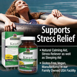 Etiqueta Nature's Answer kava hecho en EE UU
