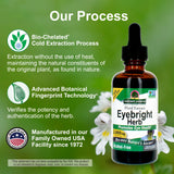 Nature's Answer Eyebright, fórmula sin alcohol, experiencia suave para la rutina diaria.