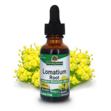 Nature's Answer Lomatium: extracto de raíz en frasco, apoyo a la salud bronquial.