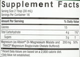 Nature's Answer magnesio líquido: dosificación con gotero para ajustar la toma diaria.