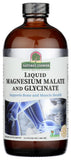 Nature's Answer magnesio líquido Malato-Glicinato: botella con gotero para absorción rápida.