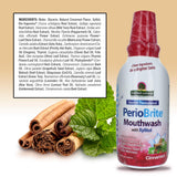 PerioBrite Nature’s Answer: envase de 473 ml incluido para conveniencia.
