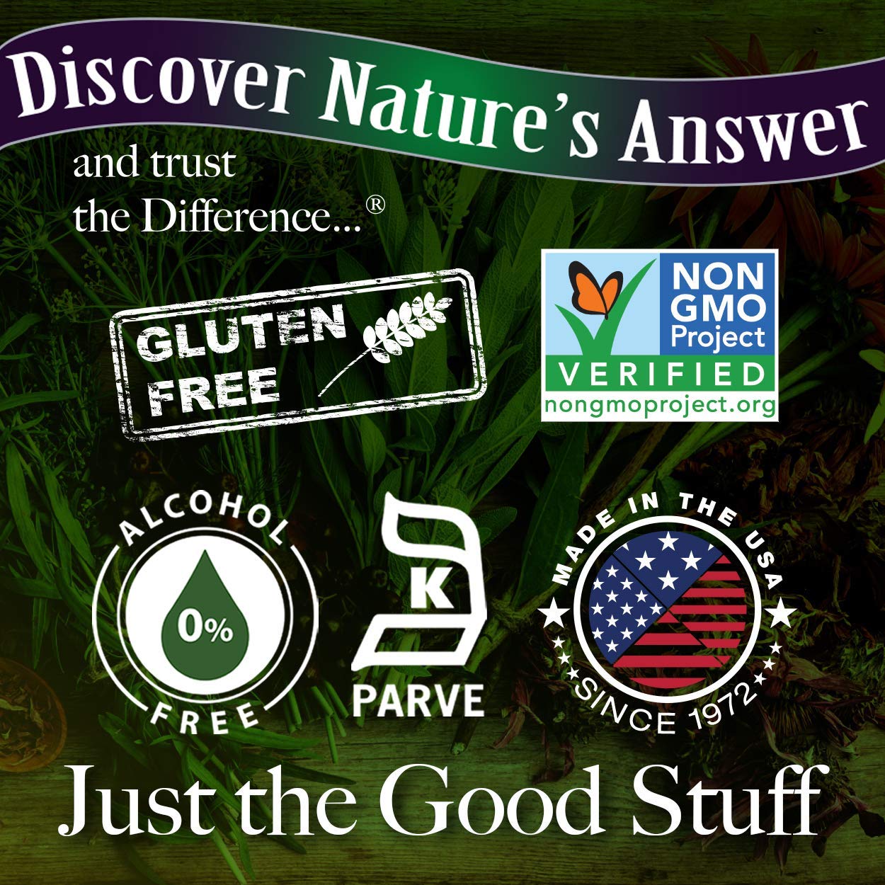 Nature's Answer Valeriana Root, contenido 1 ml, dosis precisa.