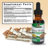 Nature's Answer White Willow Bark, hecho en EE. UU., apoyo a la movilidad.