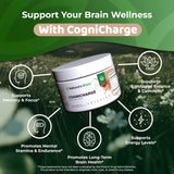 Etiqueta de Cognicharge con ingredientes clave