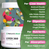 NATURES BLAST etiqueta clara: información de ingredientes y modo de uso