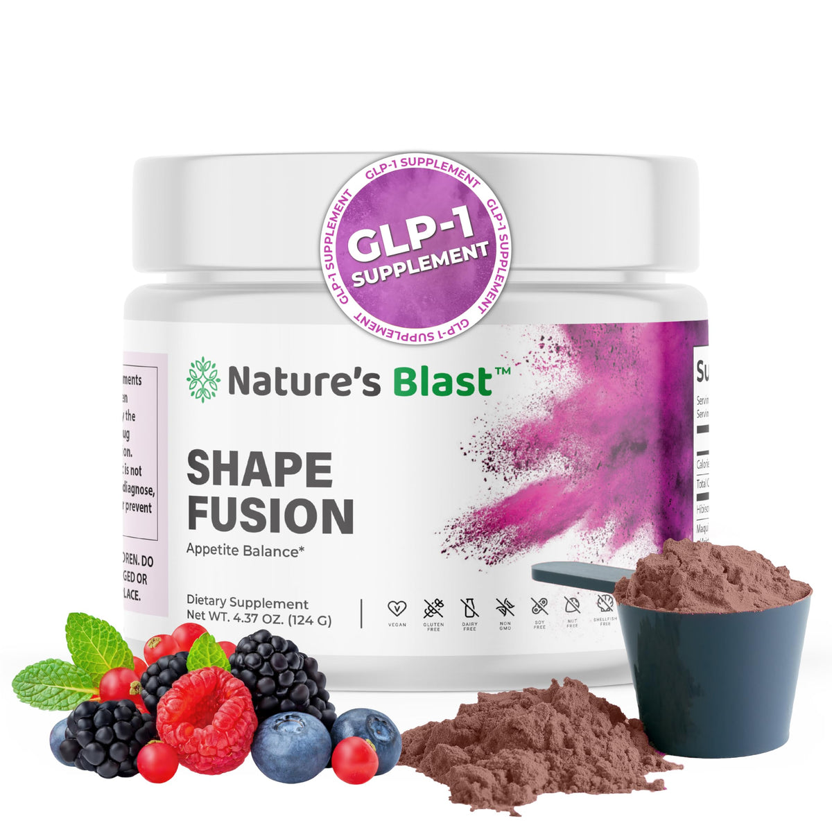 NATURES BLAST Shape Fusion: bote para apoyo a hábitos saludables.