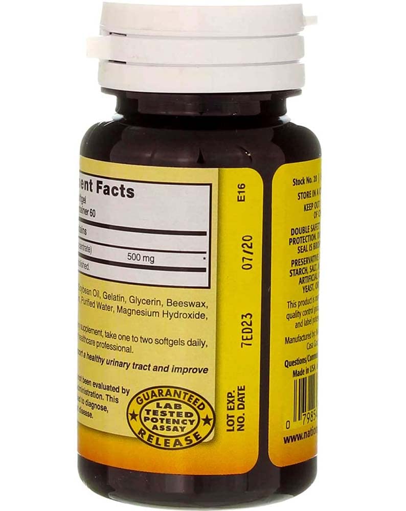 Nature's Blend Cranberry Concentrate detalle de cápsulas, fácil de tragar