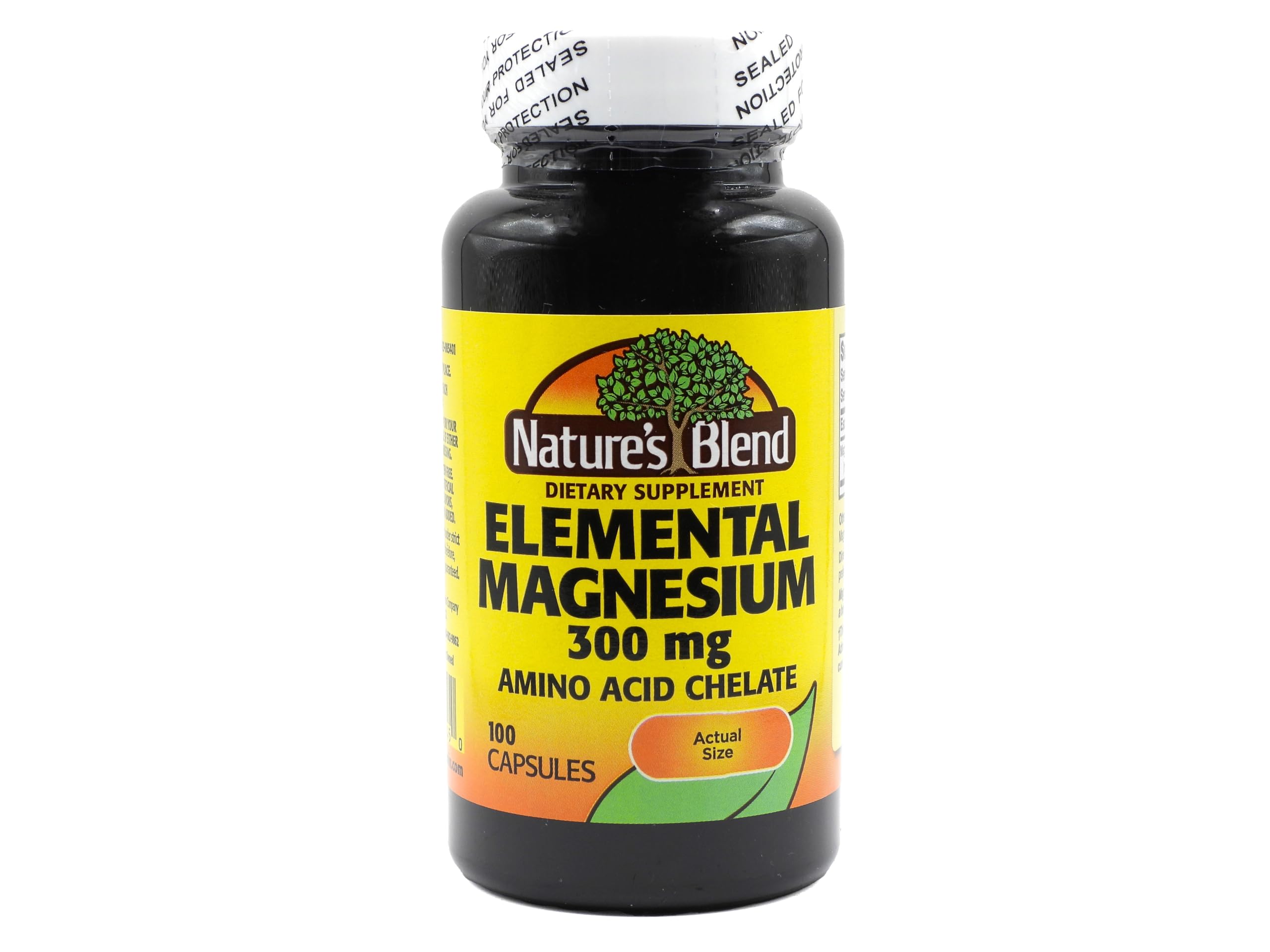 Nature's Blend Elemental Magnesium en botella, apoyo diario para energía