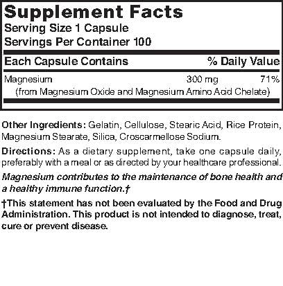 Nature's Blend Elemental Magnesium, etiqueta del envase, diseño claro e informativo