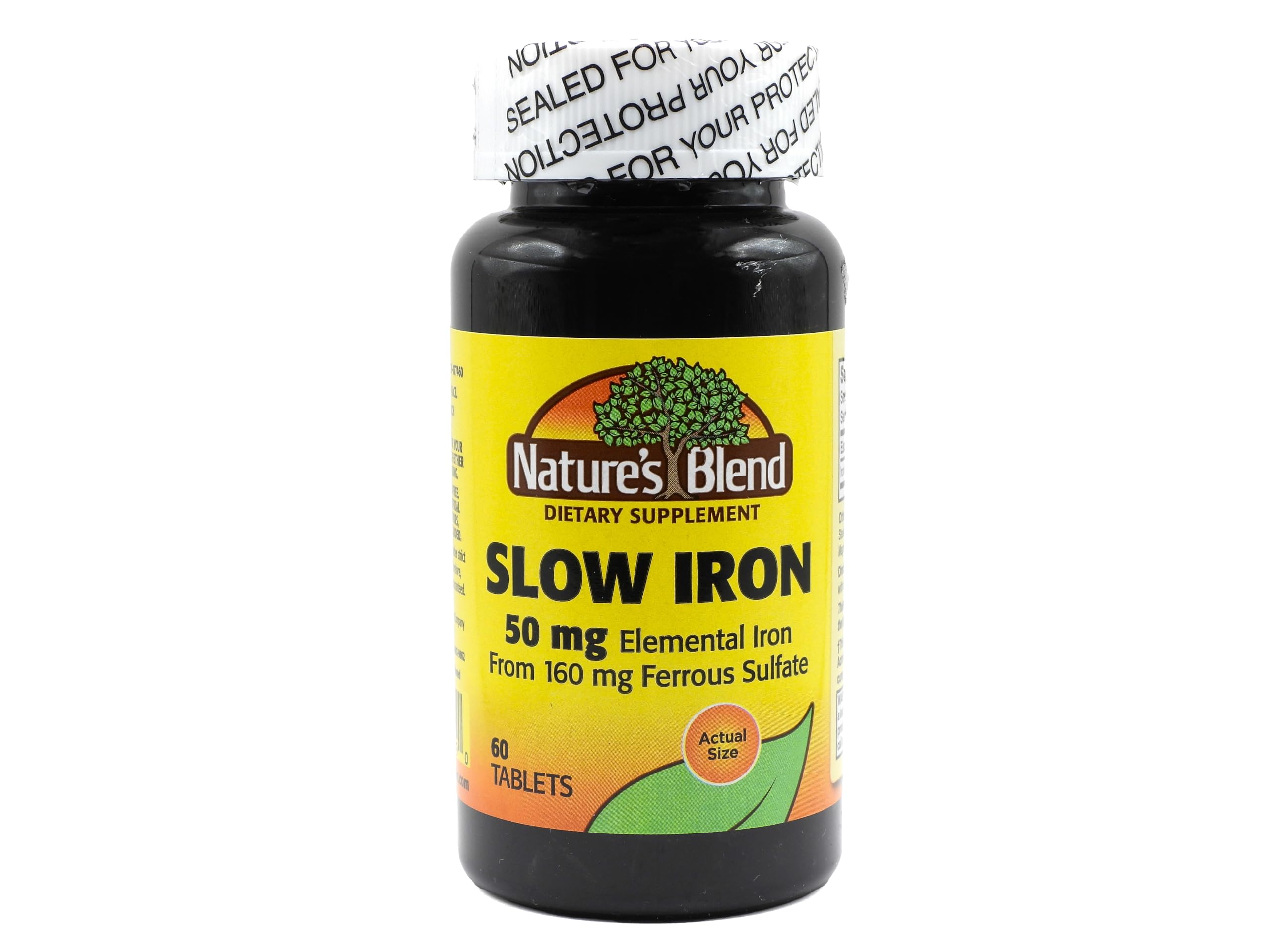 Nature's Blend Hierro Lento en caja; apoyo diario de hierro