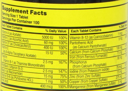 Nature's Blend NAT B multivitamínico MIN TB uso diario, ritual simple.