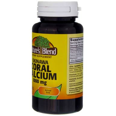 Nature's Blend Okinawa Coral Calcium, opción sin gluten