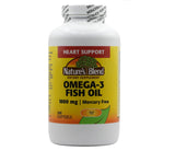 Nature's Blend Omega-3, bote de 300 softgels, apoyo para el bienestar diario.