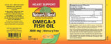 Nature's Blend Omega-3, cápsulas suaves, uso diario para flexibilidad y vitalidad.