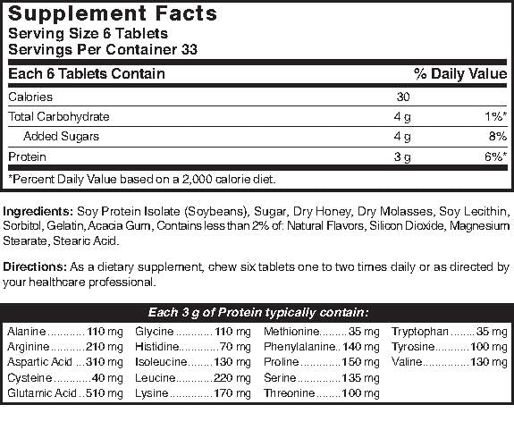 Tabletas de proteína Nature's Blend, uso diario fácil para quienes evitan batidos