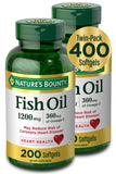 Nature's Bounty Aceite de Pescado 1200 mg en botella, apoyo al corazón