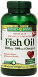 Nature's Bounty Aceite de pescado 1400 mg, frasco para toma diaria de omega-3.