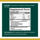 Nature’s Bounty Aceite de Pescado cápsulas, fácil consumo diario para apoyo cardiovascular.