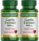 Nature's Bounty ajo extracto 1000 mg cápsulas rápidas para uso diario.