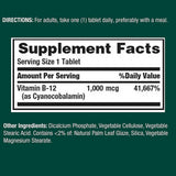Nature's Bounty B12 1000mcg caja de dos: opción práctica para consumo continuo