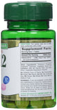 Nature's Bounty B12 1000 mcg, etiqueta clara en el envase.