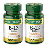 Nature's Bounty B12 1000mcg tabletas: apoyo al metabolismo y energía diaria