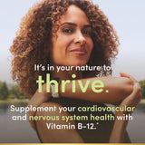 Nature's Bounty B-12 5000 mcg, sabor cereza natural para una experiencia agradable