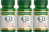 Nature's Bounty B-12 5000 mcg, tabletas de disolución rápida bajo la lengua para uso diario