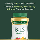 Nature's Bounty B12 gomitas Mezcla: textura suave para hábitos diarios