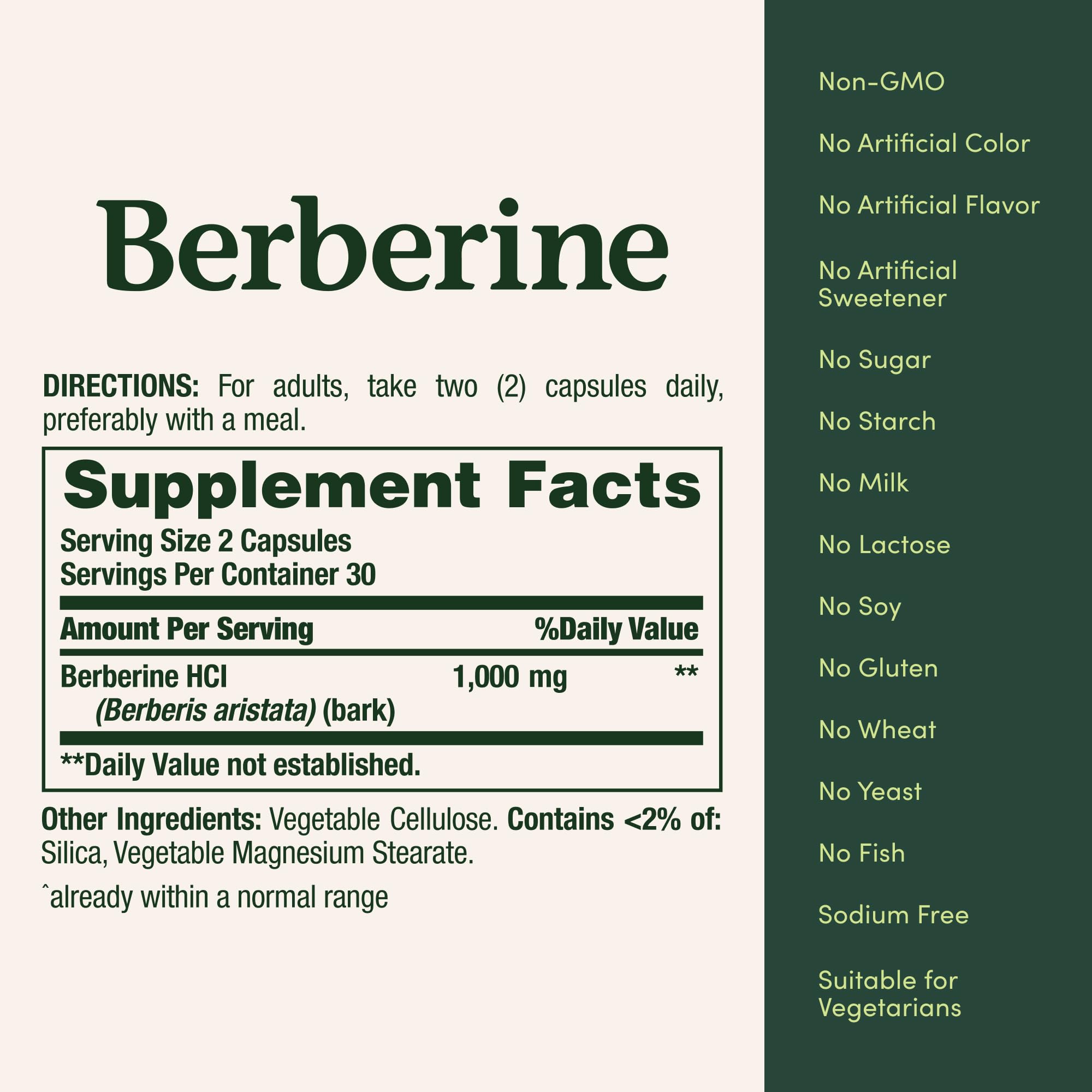 Rutina diaria con Nature's Bounty Berberine, fácil de incorporar