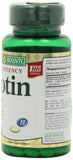 Cápsulas suaves Nature's Bounty Biotina 5000mcg, fáciles de tragar durante la rutina.