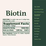 Nature's Bounty Biotina, empaque seguro para transporte y almacenamiento.