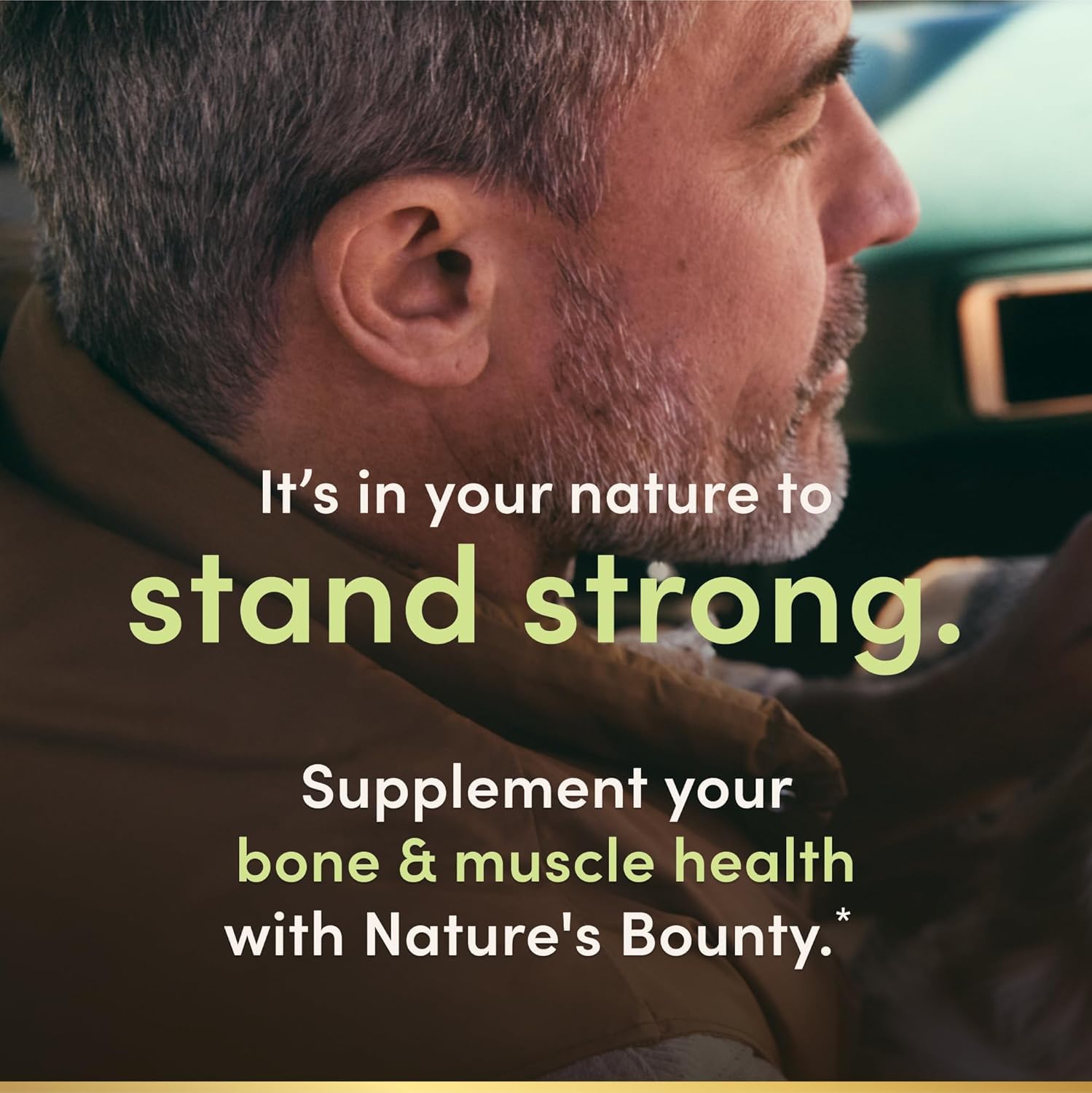 Frasco CAL/MAG/ZINC Nature's Bounty, consumo diario conveniente.