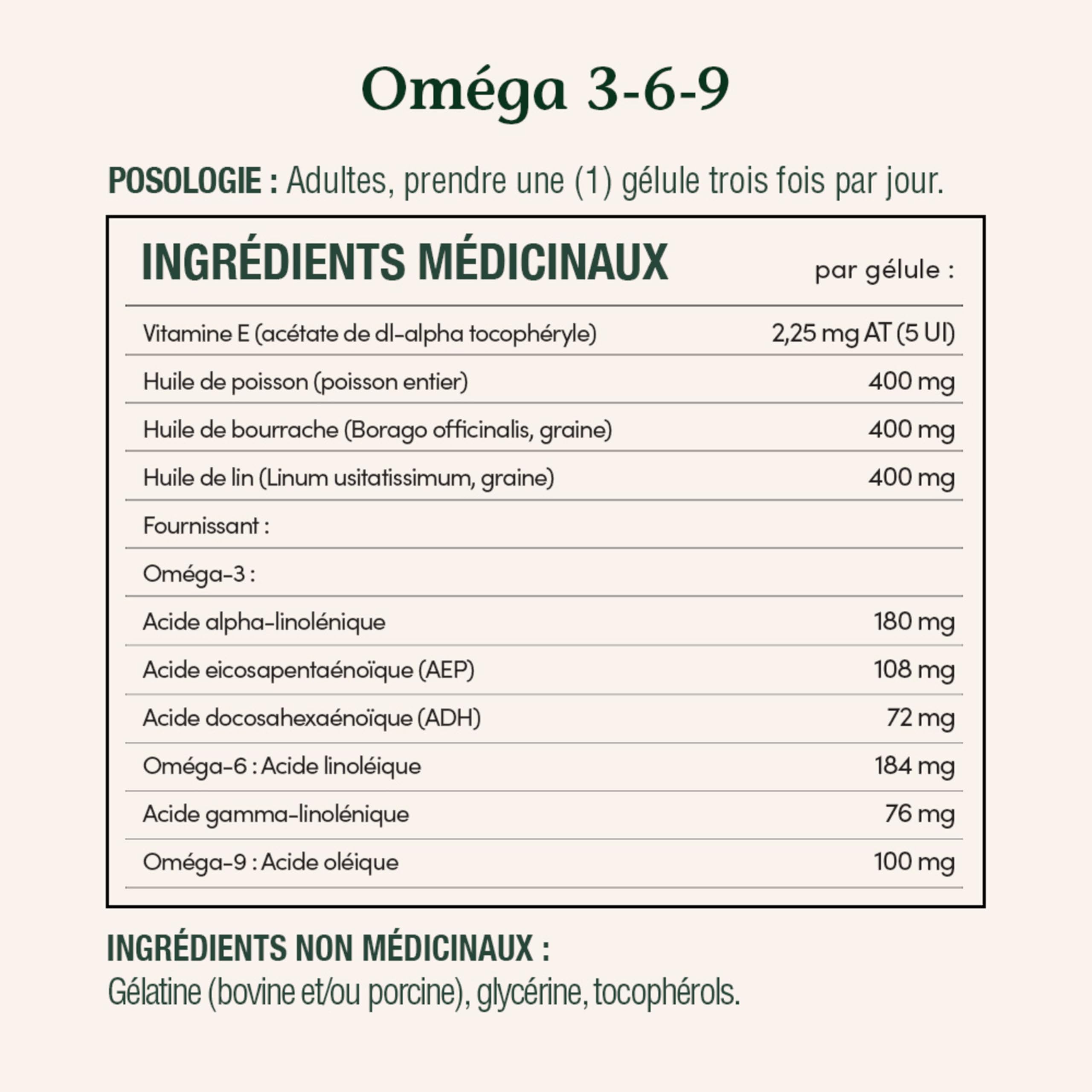 Nature's Bounty Omega-3-6-9, cápsulas blancas para tragar fácilmente.